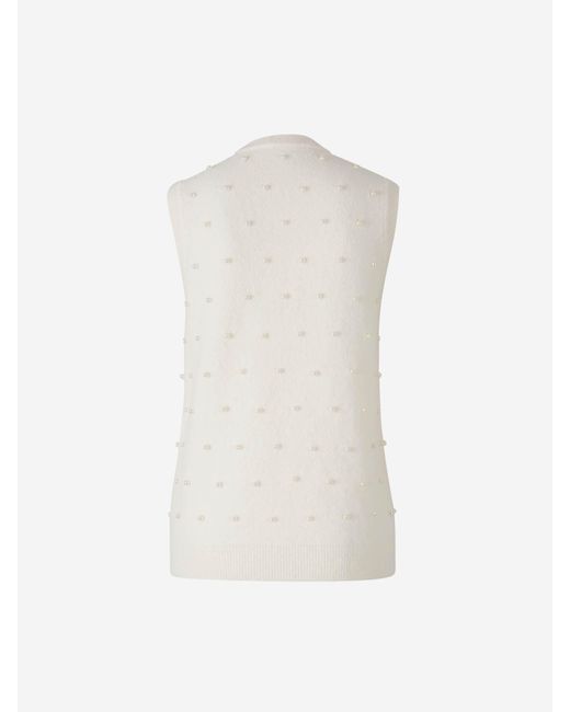Chaleco Illuminate Alpaca Zimmermann de color White