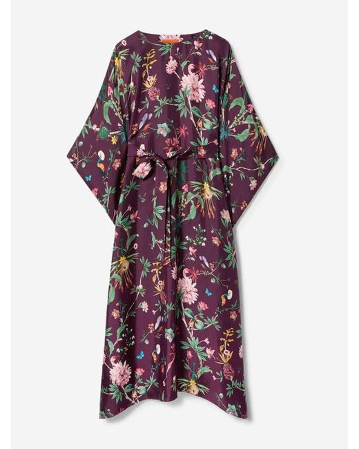 LaDoubleJ Red Kaftan Square Maxi