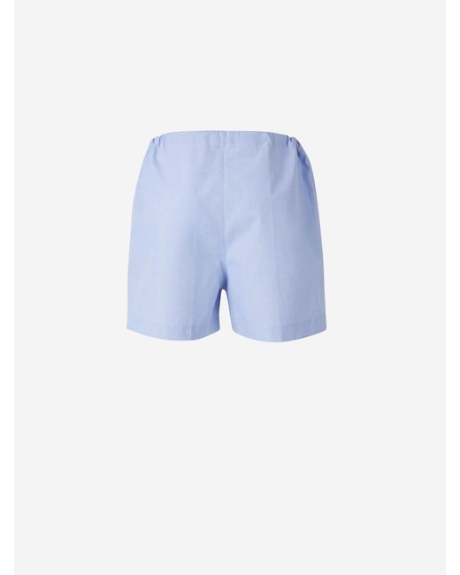 Santa Eulalia Blue Cotton Pajama Set for men