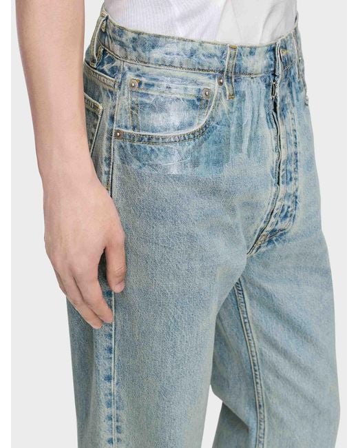 Maison Margiela Blue Straight Jeans Tape for men