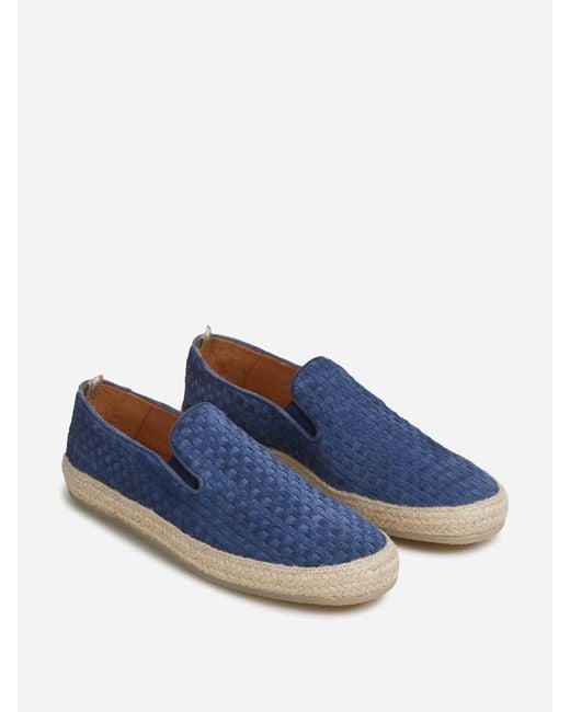 Officine Creative Blue Bowline 001 Espadrille Moccasins for men