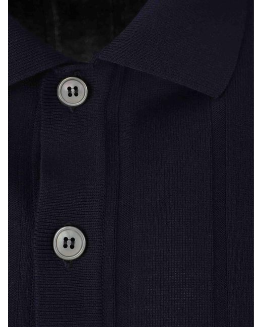 Santa Eulalia Blue Short Sleeve Cardigan for men