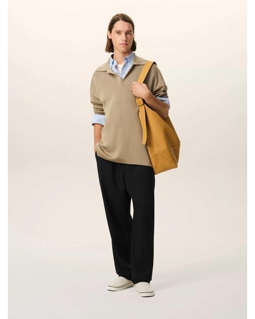 AMI Black Wool Joggers for men