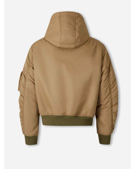 McQueen Natural Technical Jacket With Hood for men