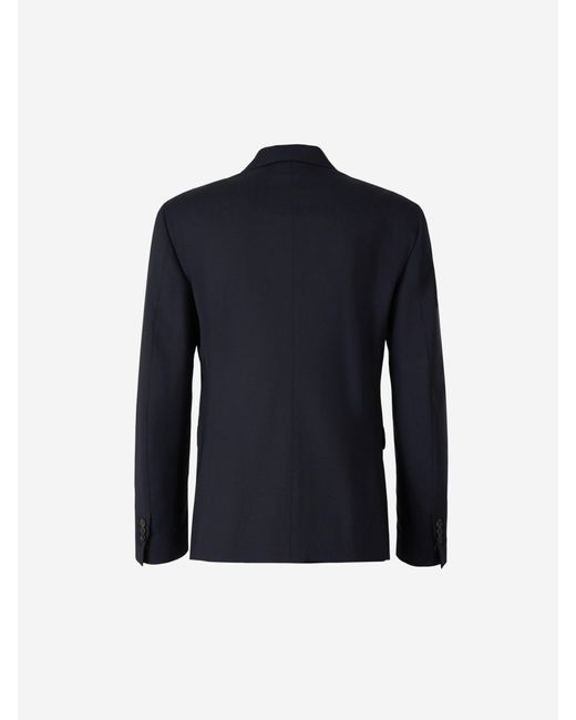 DSquared² Blue Plain Wool Suit for men