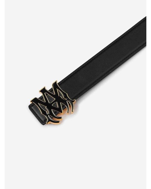 Amiri Logogürtel in Black für Herren