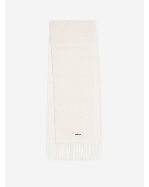 Jacquemus L'Echarpe Carro Schal in White für Herren
