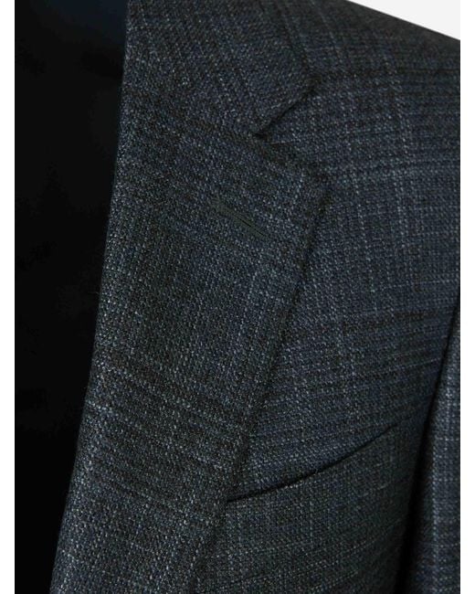 Canali Black Blazer Straight for men