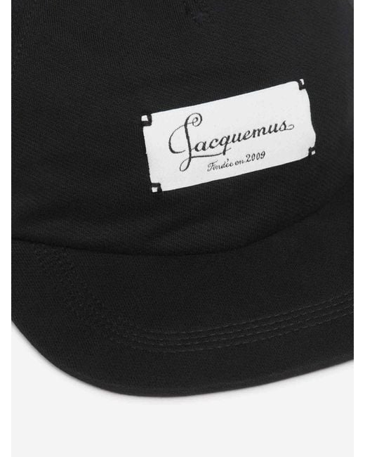 Jacquemus Kappenpatch-Logo in Black für Herren