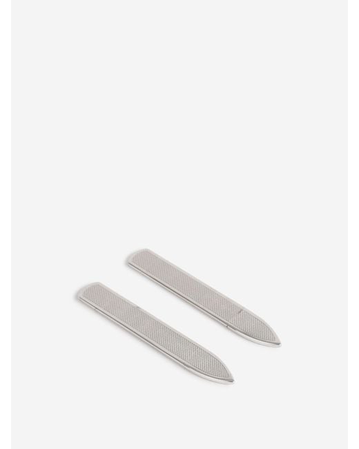 Tateossian White Shirt Collar Blades for men