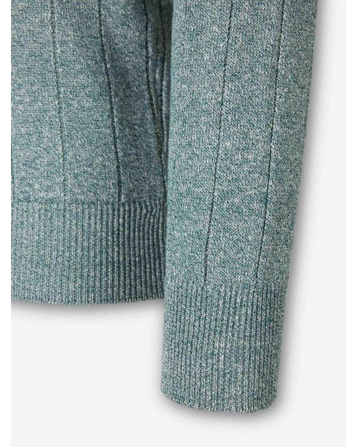 Santa Eulalia Blue Crew Neck Sweater for men