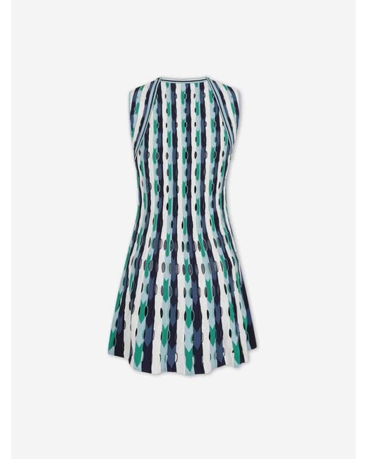Jonathan Simkhai Blue Mini Knit Dress
