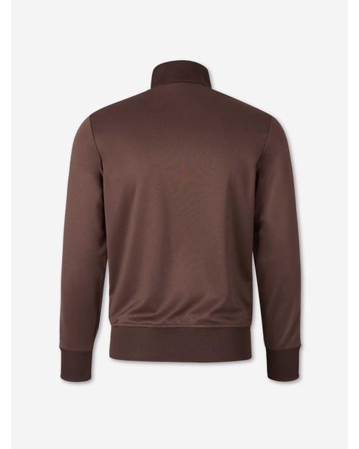 Palm Angels Brown Logo Technical Jacket for men