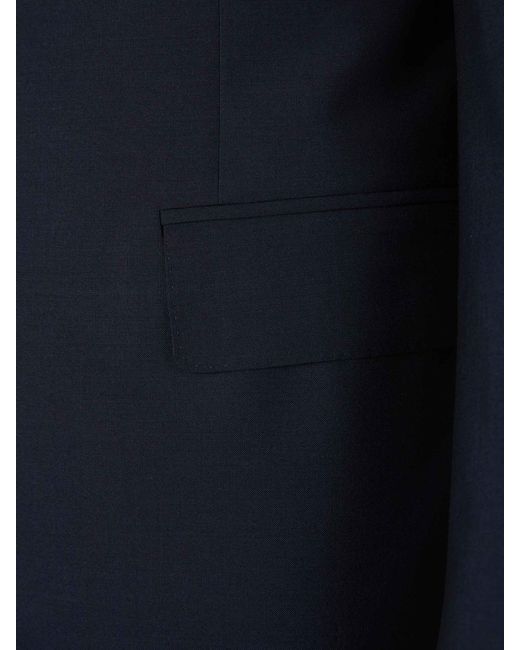 Canali Anzug Aus Wolle in Blue für Herren