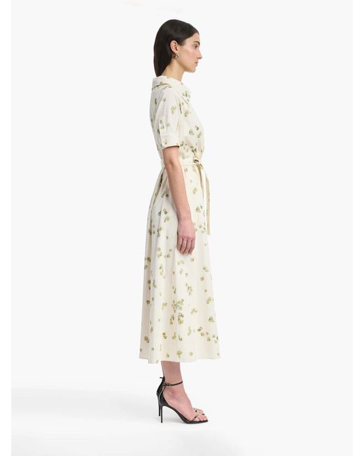 Altuzarra White Lydia Midi Dress
