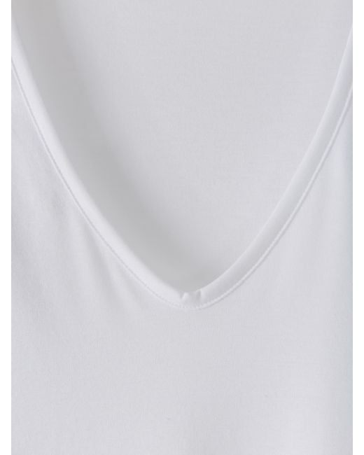 Zimmerli of Switzerland White Short Sleeved Undershirt for men
