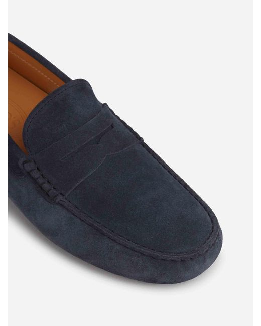 Tod's Blue Gommino Loafers for men