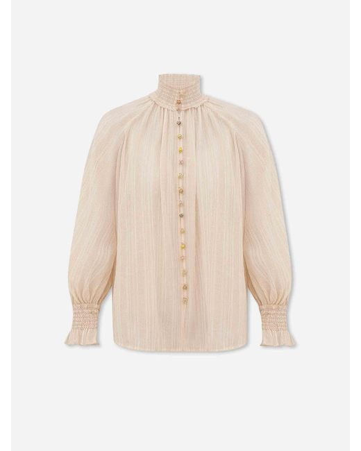 Zimmermann White Aster Blouse