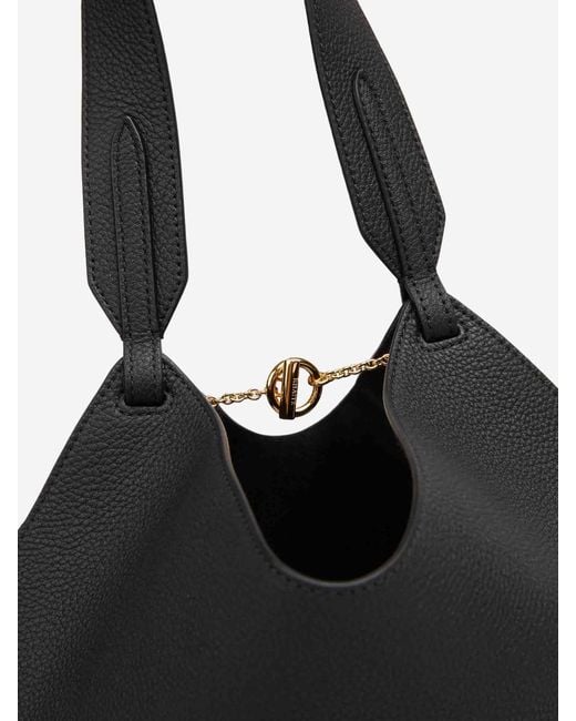 Khaite Black Mini Lotus Bag