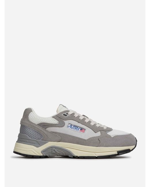 Autry White Hyperway Low Sneakers for men