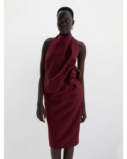 Magda Butrym Red Halter Top