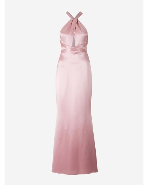 Vestido Maxi Magnolia retroféte de color Pink