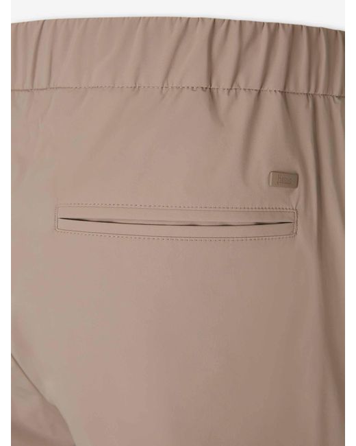Herno Natural Technical Straight Leg Trousers for men