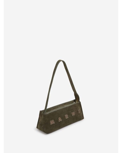 Bolso Rectangular Ante Marni de color Natural