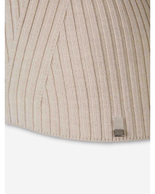 Herno White Short Sleeve Sweater