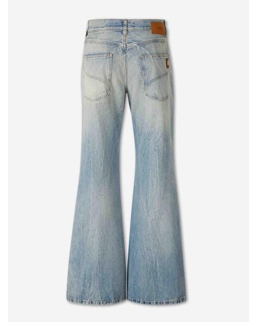 Amiri Blue Wide Straight Jeans for men