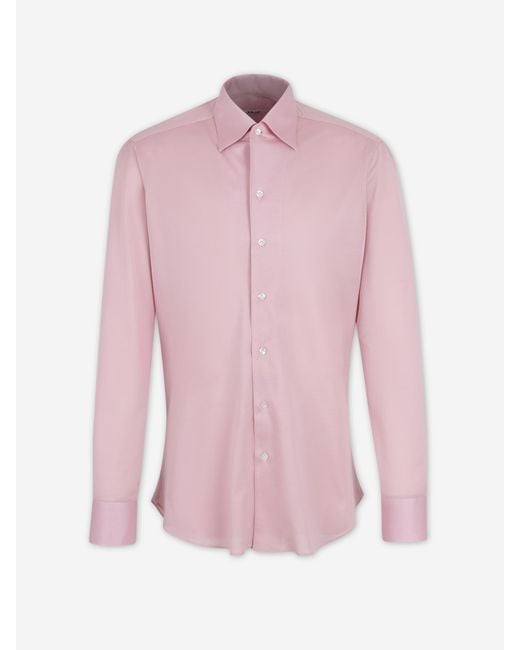 Fray Pink Long Sleeve Shirt for men