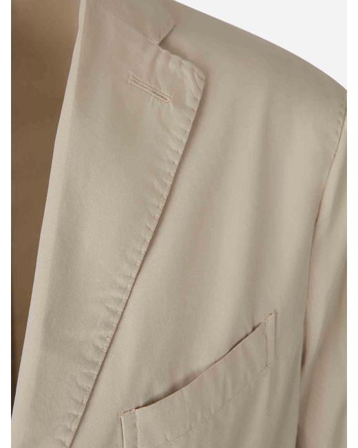 Boglioli Natural Straight Fit Cotton American for men