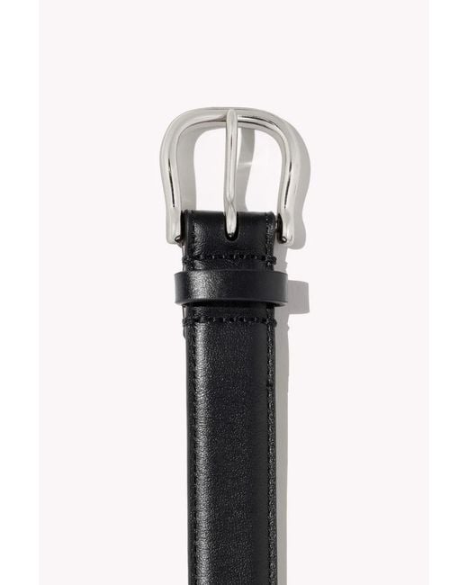 Nili Lotan Black Leather Belt