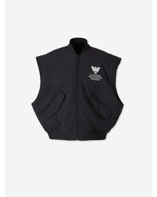 ADIDAS X WILLY CHAVARRIA Blue Reversible Padded Vest for men