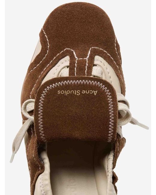 Acne Brown Wildleder-Sneaker