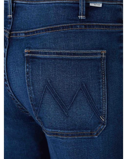 Mother Blue The Hustler Roller Patch Pocket Jeans