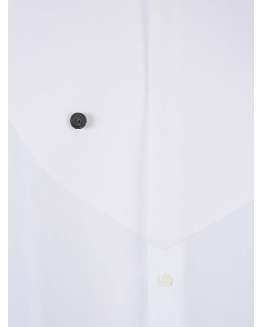 Jacquemus White Poisson Cotton Shirt for men