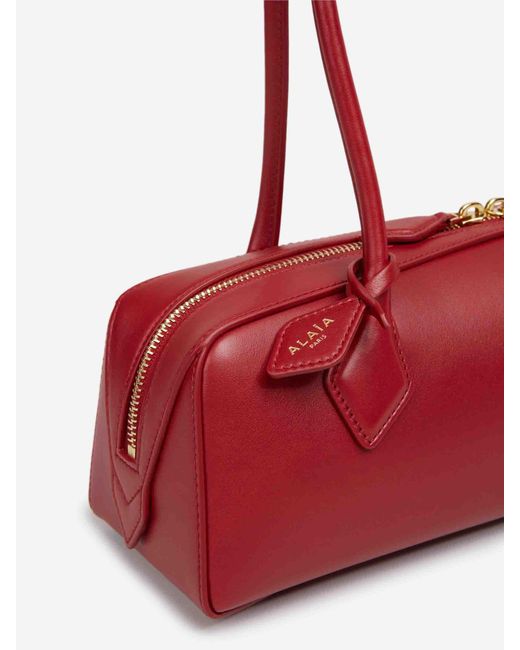 Alaïa Red Medium Le Teckel Bag