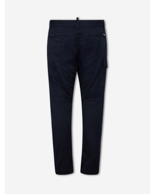 DSquared² Blue Sexy Cargo Pants for men