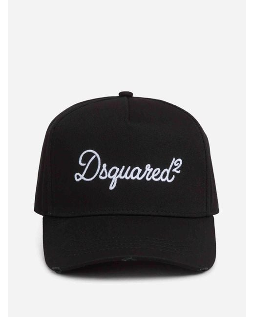 DSquared² Gestickte Logo-Mütze in Black für Herren