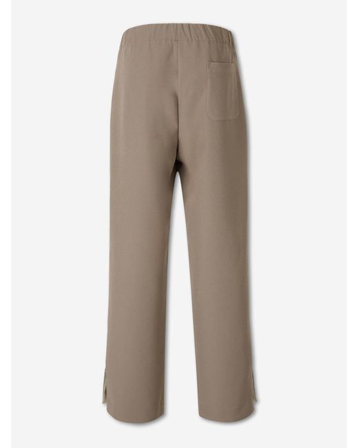 Amiri Natural Patch Cady Wide Leg Trousers for men
