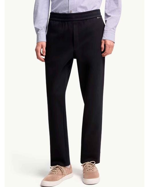 Joggers Recto Logo Moncler de hombre de color Black