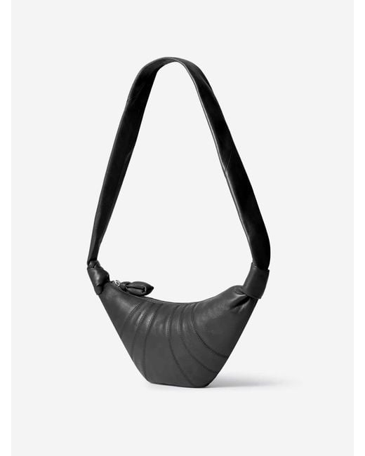 Lemaire Black Small Croissant Bag