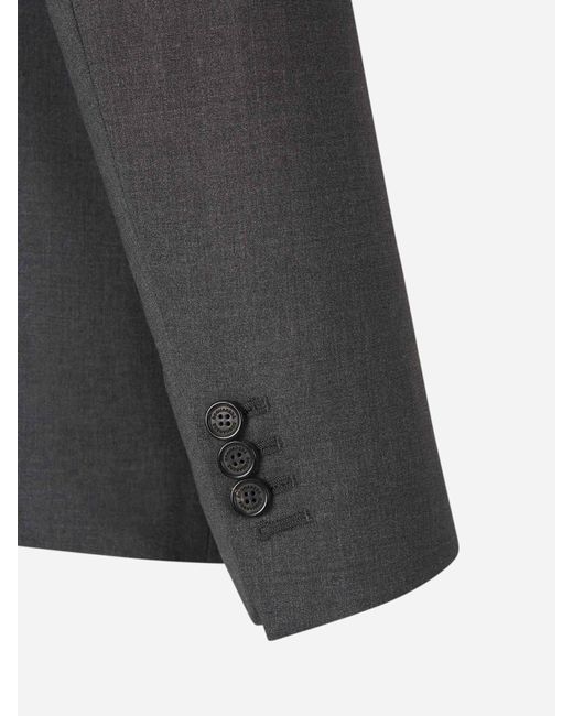 DSquared² Schlichter Wollanzug in Gray für Herren