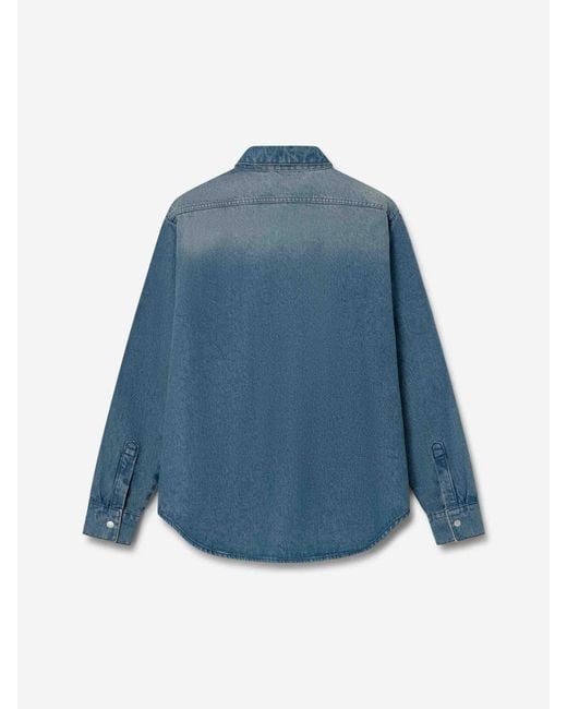 Carrera Blue Ciel Denim Overshirt for men