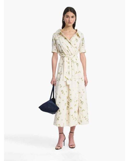 Altuzarra White Lydia Midi Dress