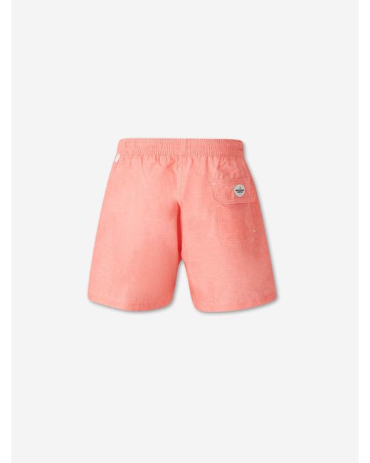 Santa Eulalia Pink Plain Swimsuit for men