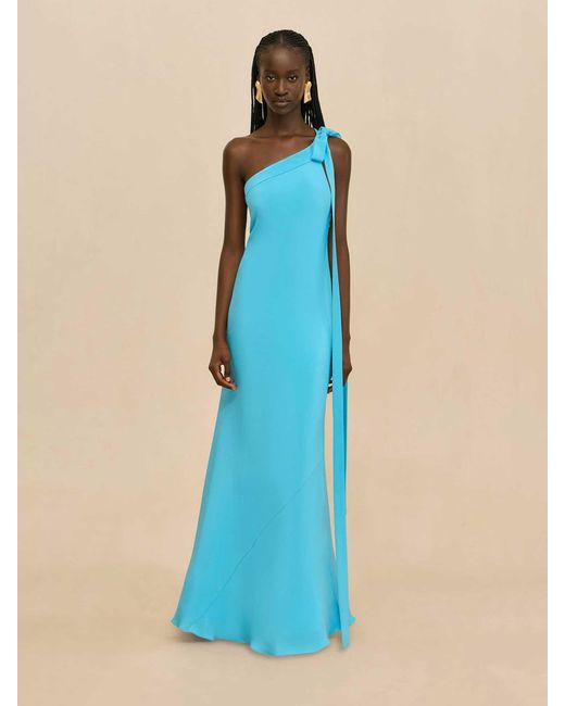 Cult Gaia Blue Florence Maxi Dress