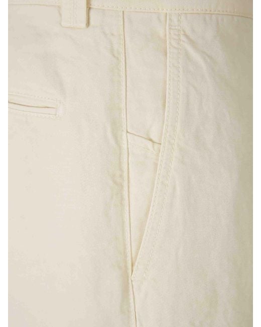 Santa Eulalia Natural Linen Chino Trousers for men