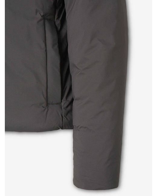 Canada Goose Gray Short Feather Puffer Lodge for men